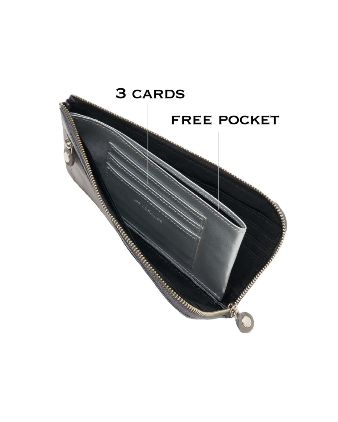 SLIM WALLET : LONG | GRAY