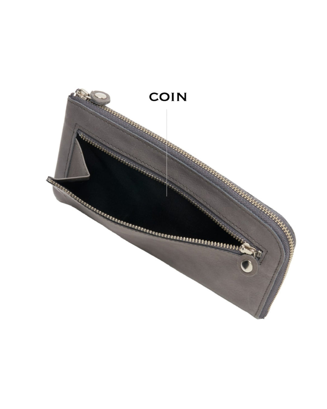 SLIM WALLET : LONG | GRAY