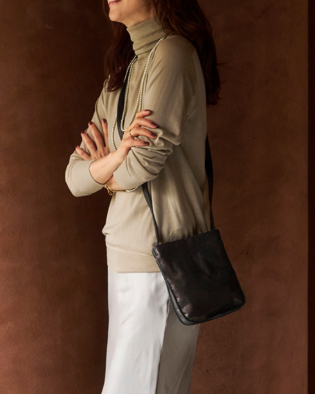 FLAT SHOULDER : MINI | BLACK