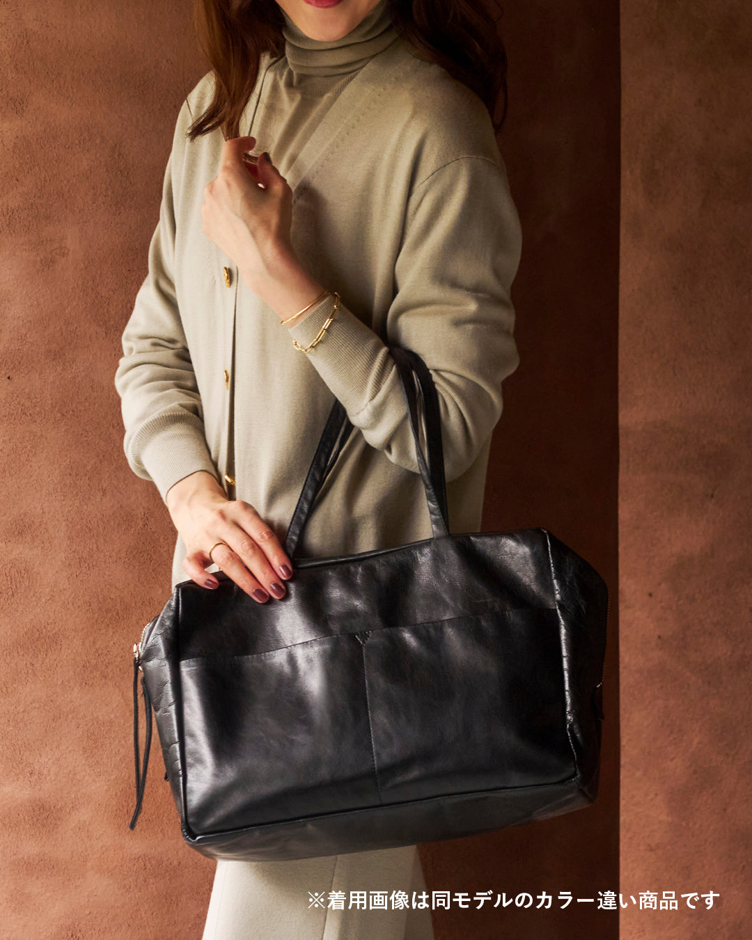 A4 BOX TOTE : L | GRAY