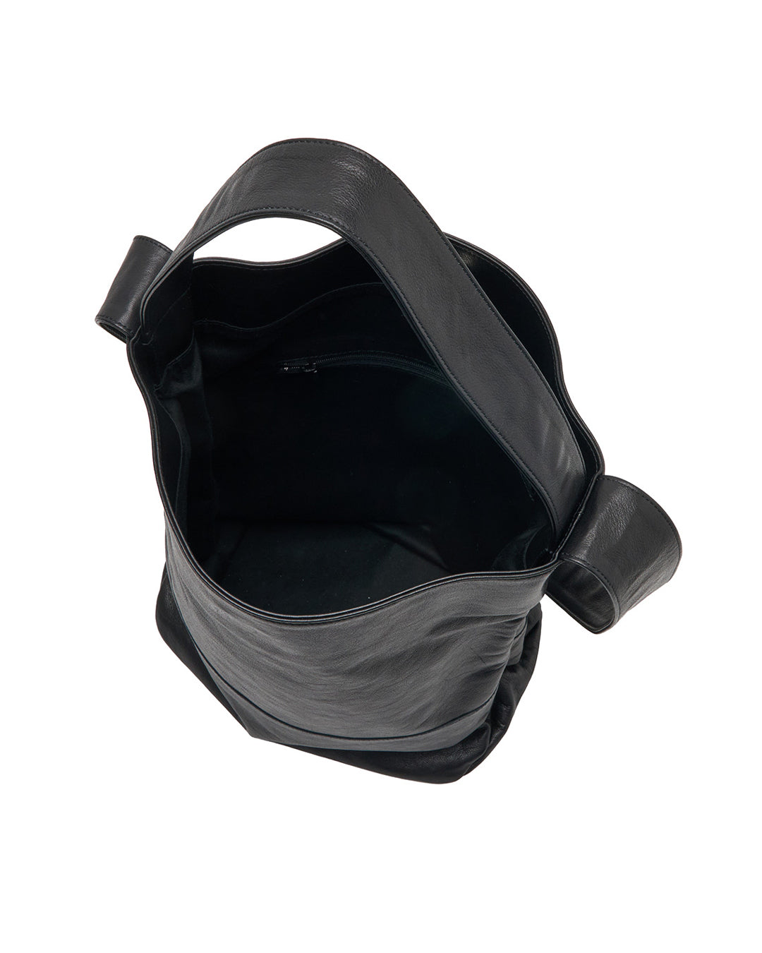 A4 ONE SHOULDER BUCKET | BLACK