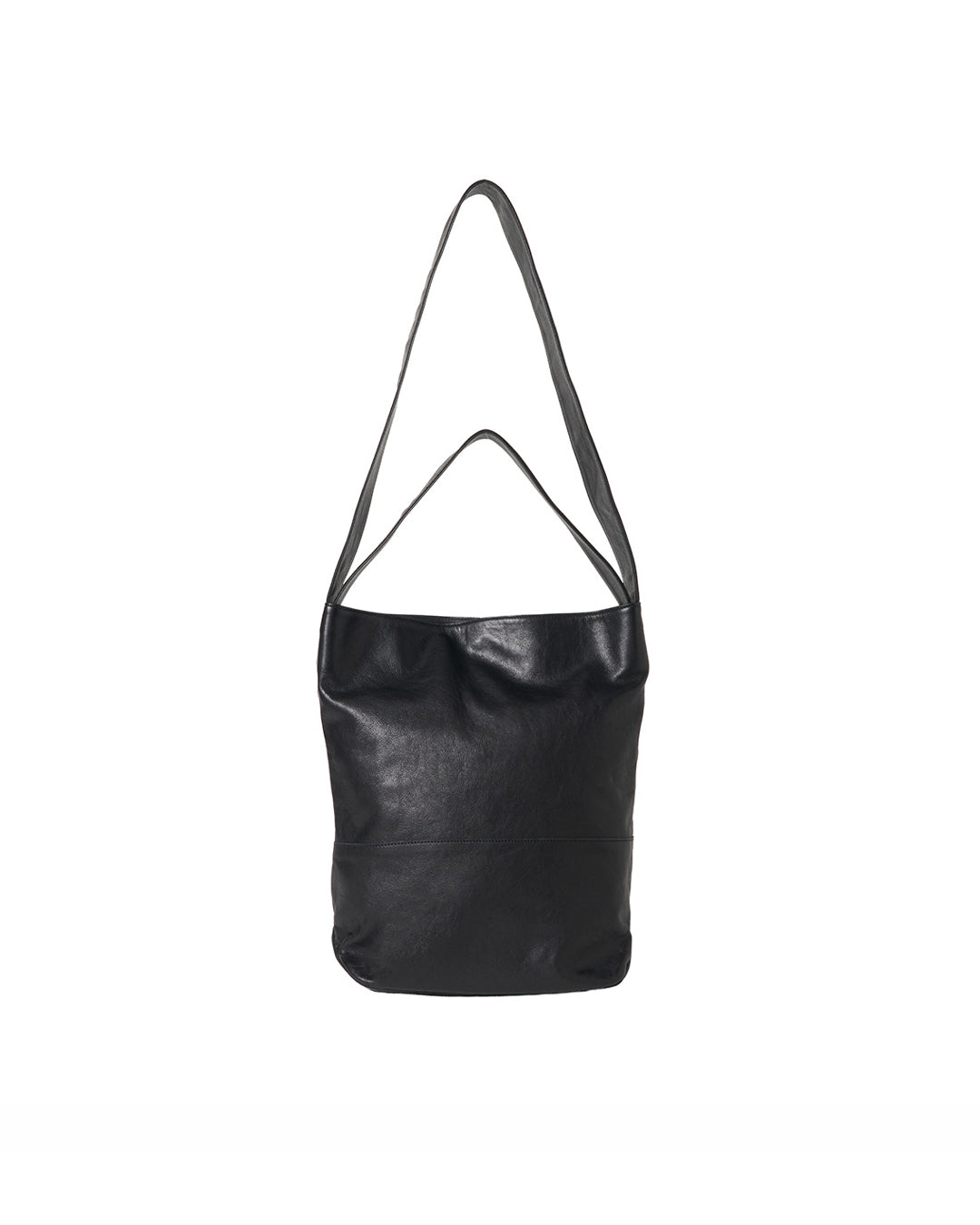 A4 ONE SHOULDER BUCKET | BLACK
